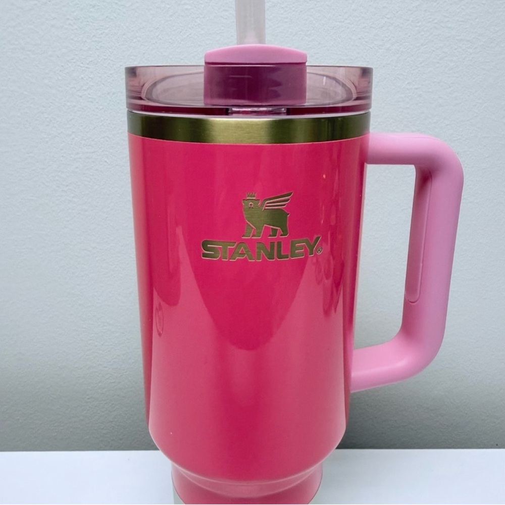 Stanley Pink Parade 40 oz Tumbler, Limited Edition Quencher H2.0 FlowState, New - Picture 6 of 9